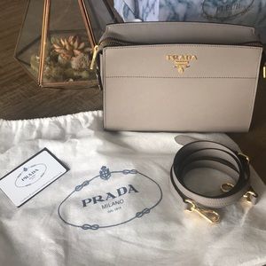 Authentic PRADA Soft Saffiano Leather Bag